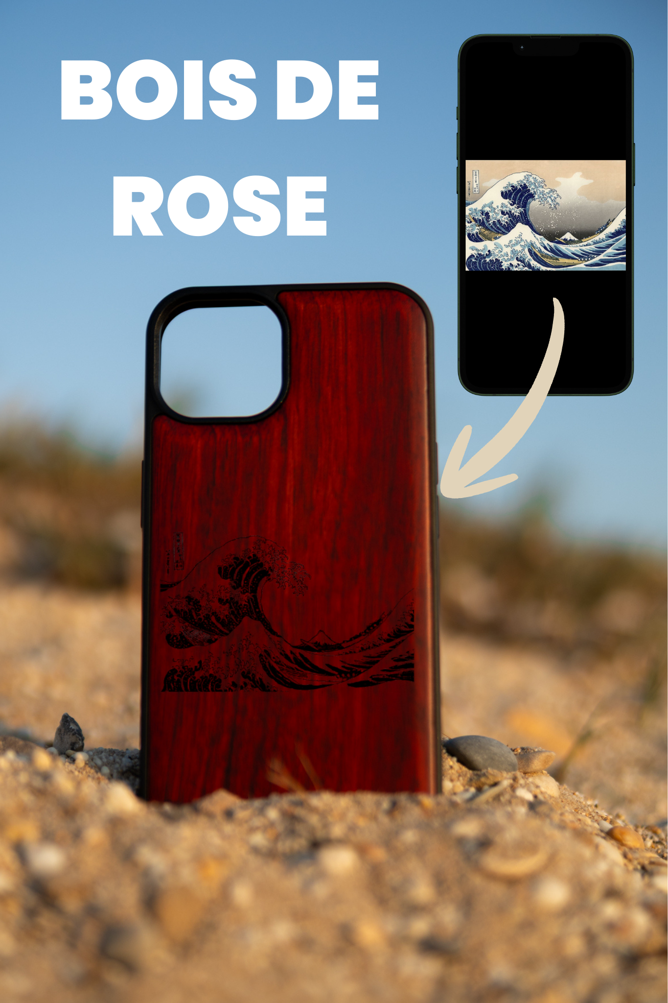 Coque téléphone en bois personnalisée – Image 3